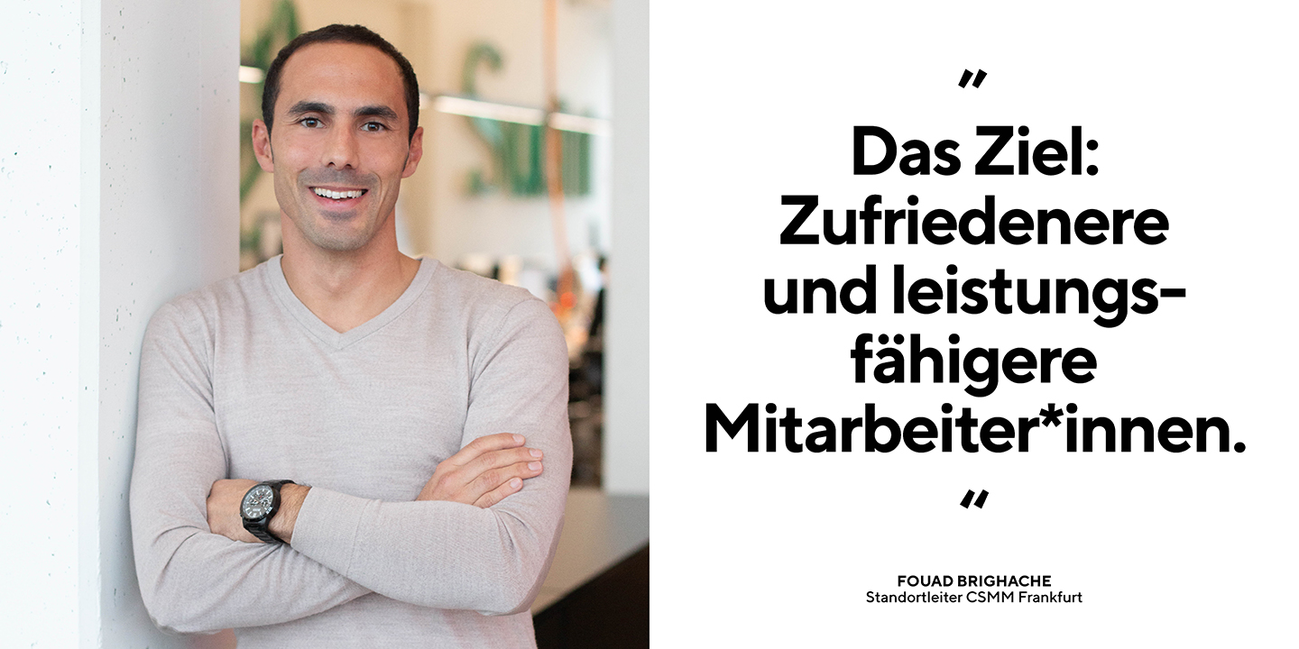 Fouad in Frankfurt – CSMM architecture matters