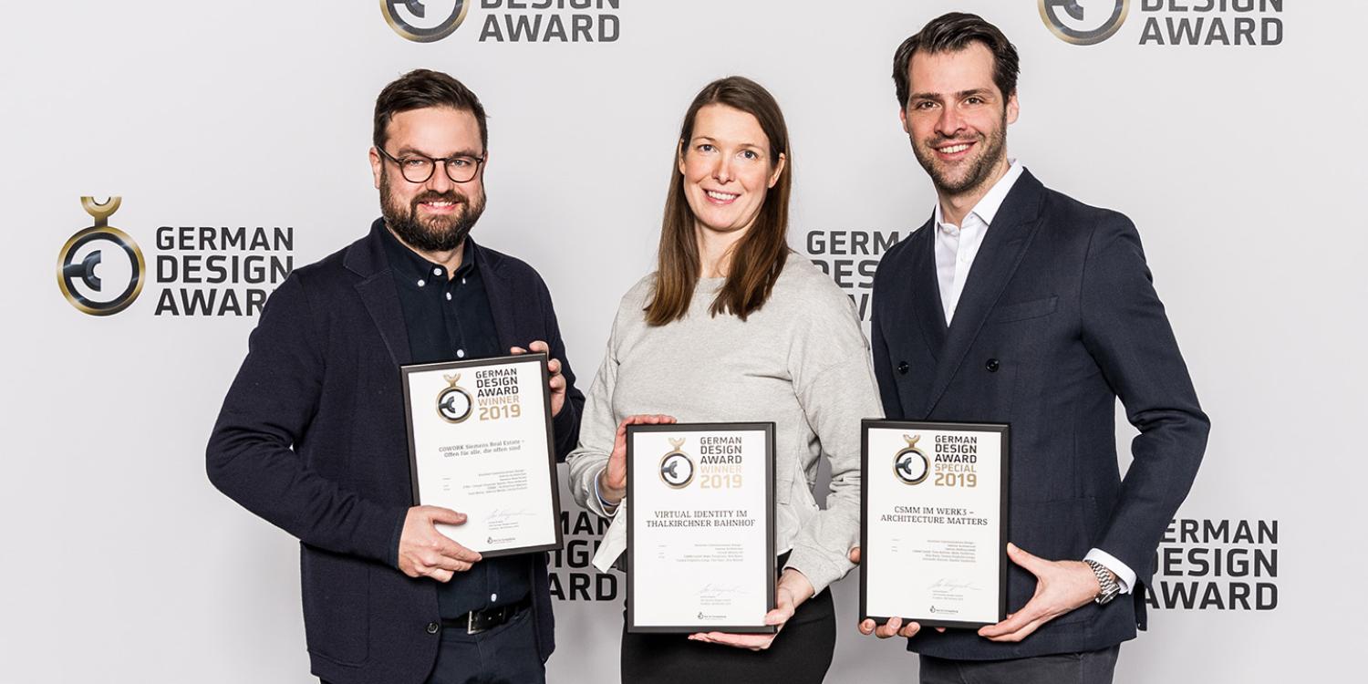 Drei German Design Awards 2019 für CSMM – architecture matters – Foto-Quelle: Rat für Formgebung Lutz Sternstein