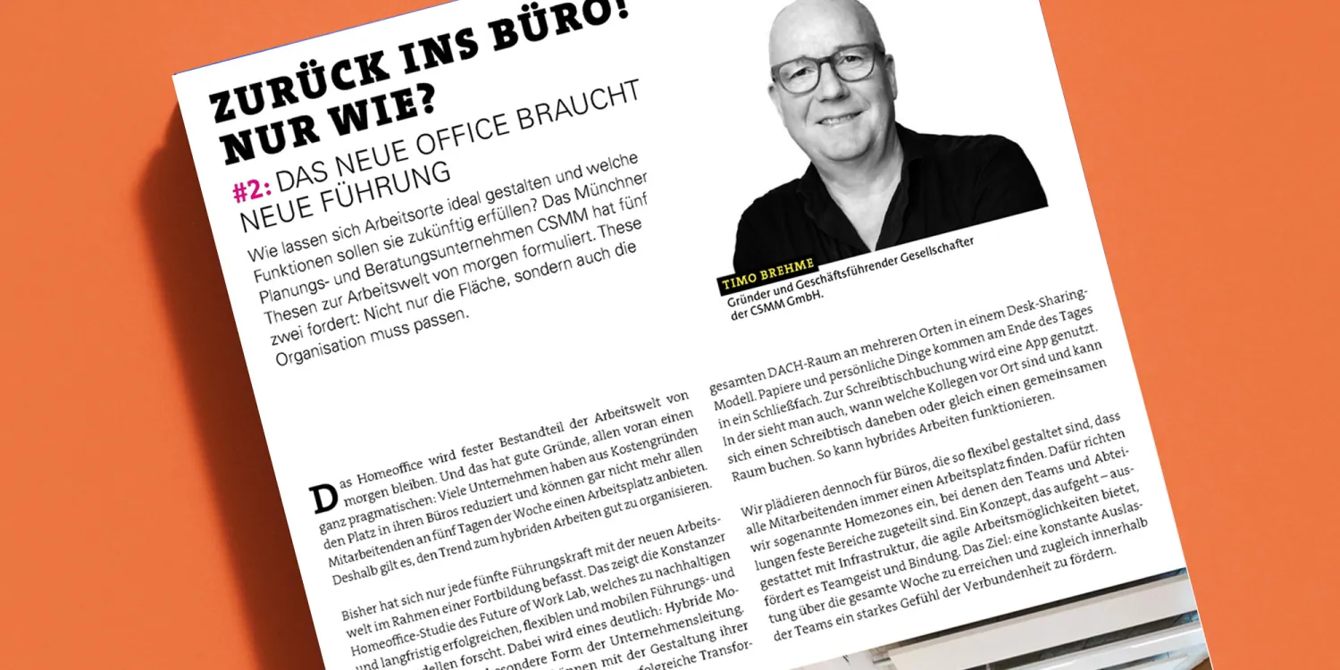 Zurück ins Büro! Nur wie? Office Roxx. MAG für moderne Arbeit.