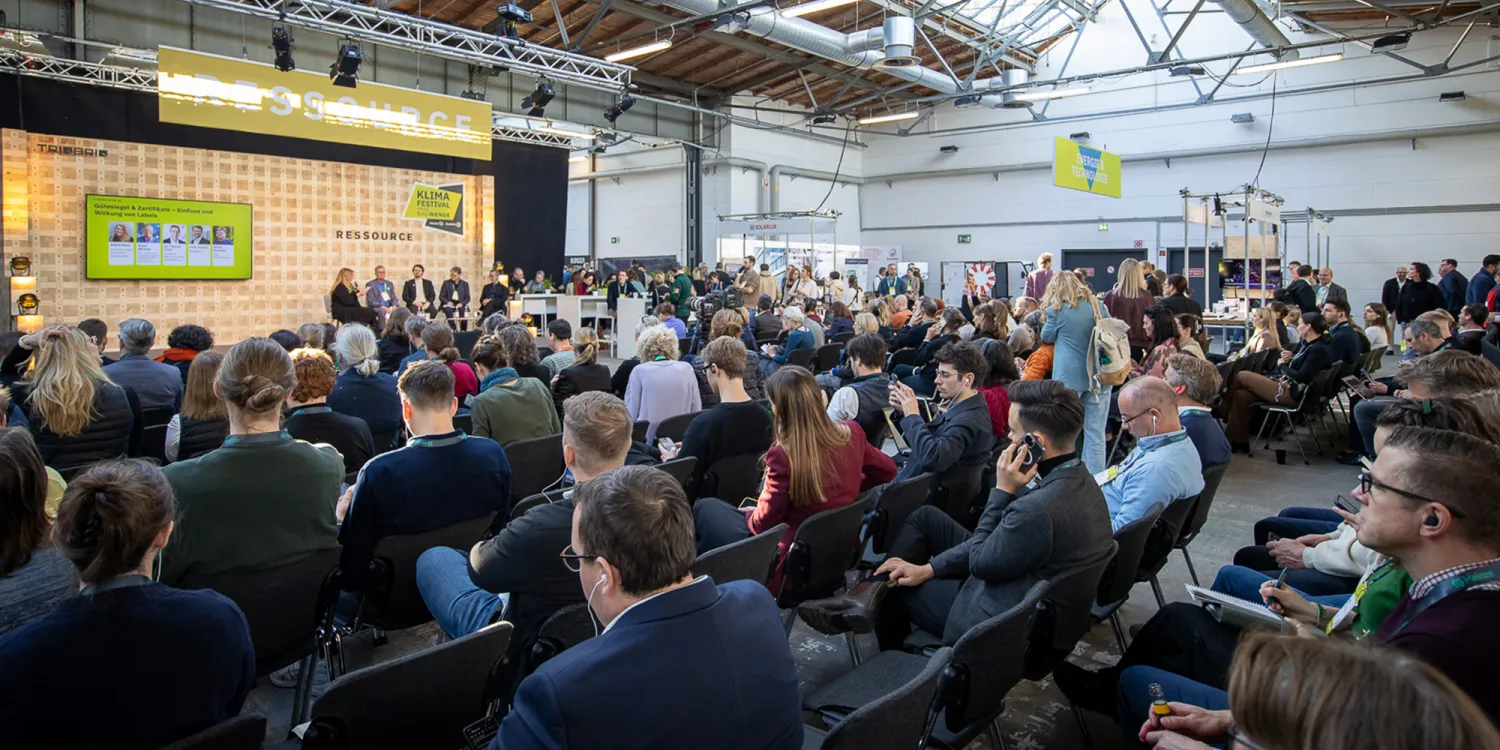 Klimafestival 2025 in Berlin: Podiumsdiskussion