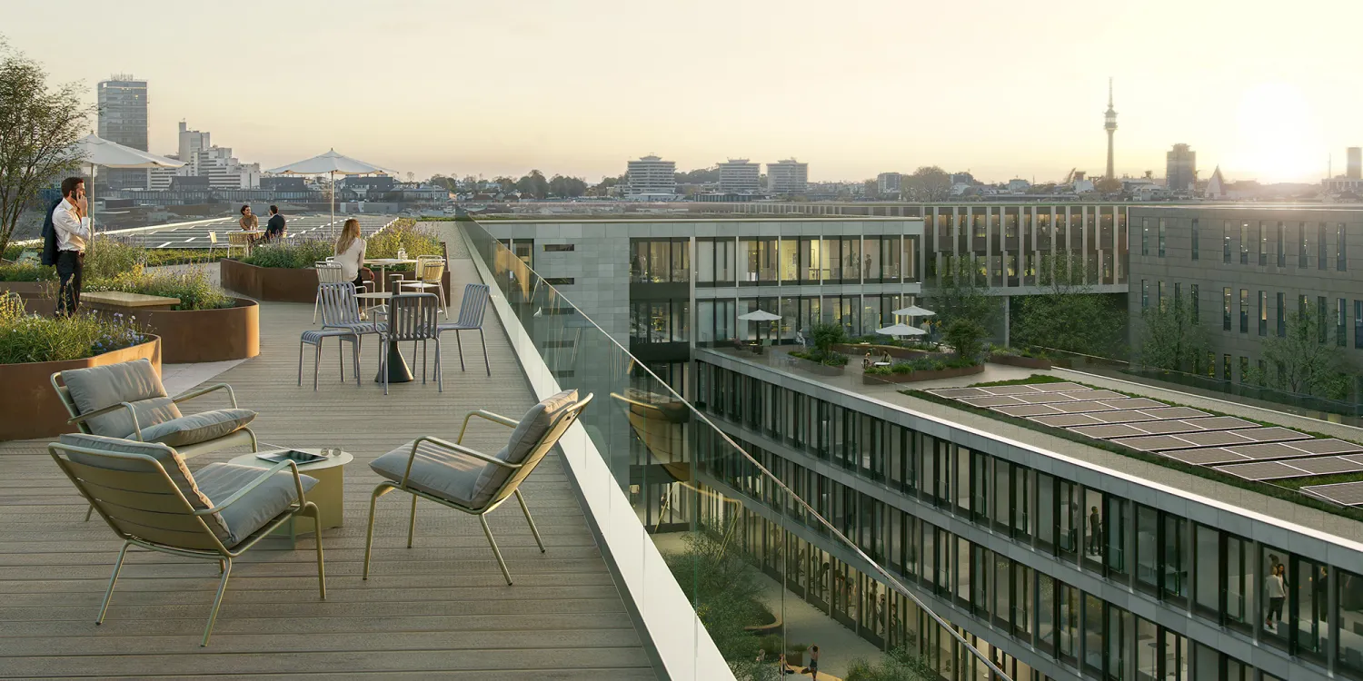 DOMA Collective: Nutzungskonzept das Arbeiten, Gesundheit, Mobilität und Gemeinschaft verknüpft.