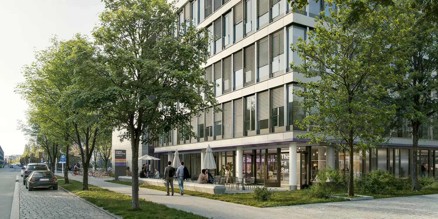 DOMA Collective: Nutzungskonzept das Arbeiten, Gesundheit, Mobilität und Gemeinschaft verknüpft.