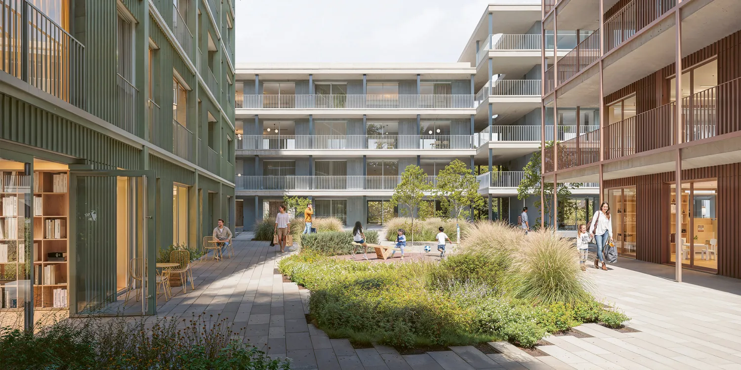 Otto München: Gebäudeensemble für Wohnung und Einkaufsmöglichkeiten