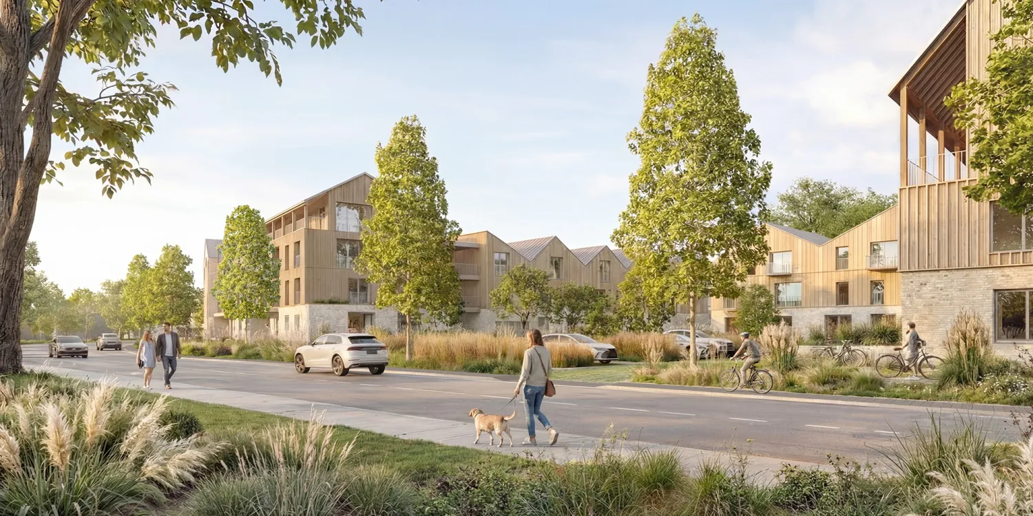 Barn to Community ist eine zukunftsweisende städtebauliche Entwicklung 