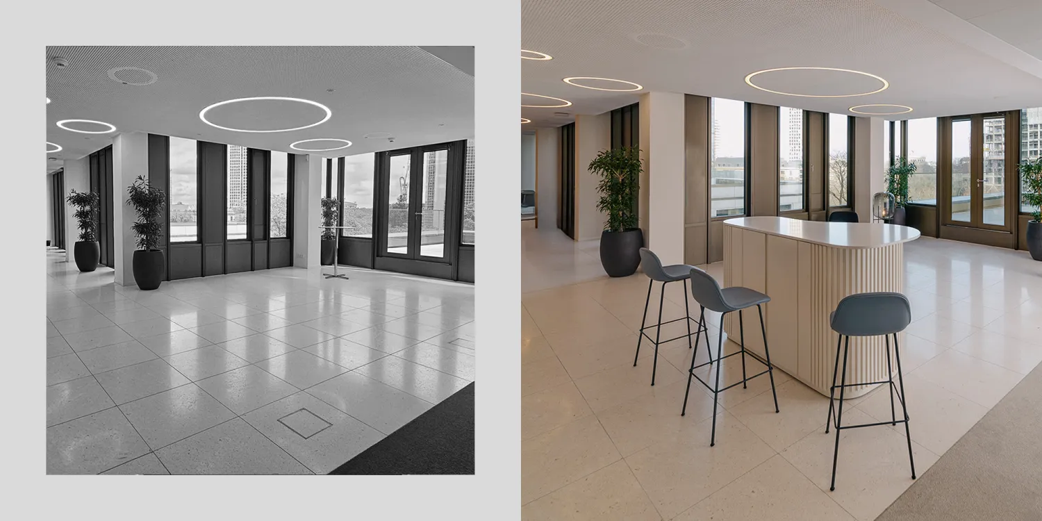 Linklaters, Frankfurt: Transformation zu zeitgemäßem Workspace