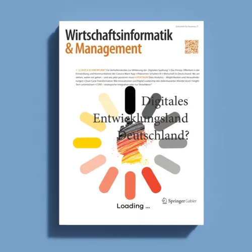 Titelseite der neuesten Ausgabe von Wirtschaftsinformatik & Management