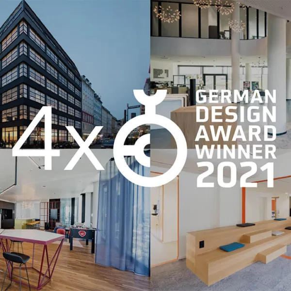Münchner Architekten von CSMM überzeugen vier Mal beim German Design Award
