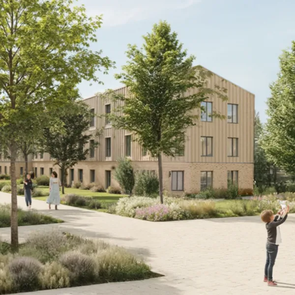 Barn to community: zukunftsweisende städtebauliche Entwicklung