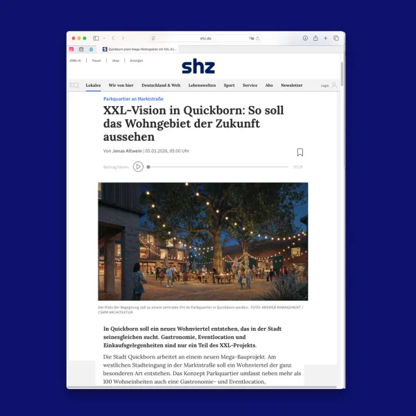 CSMM BARN TO COMMUNITY, Großraum Hamburg: Machbarkeitsstudie