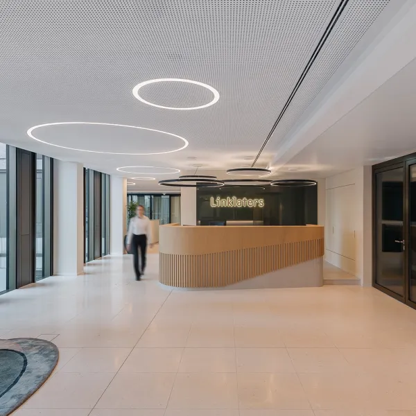 Linklaters, Frankfurt: Transformation zu zeitgemäßem Workspace