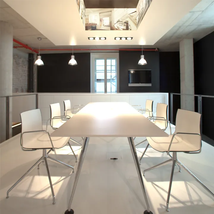 Meeting Room in der von von CSMM (vormals: Modal M) gestalteten Marketing-Lounge im Palais an der Oper