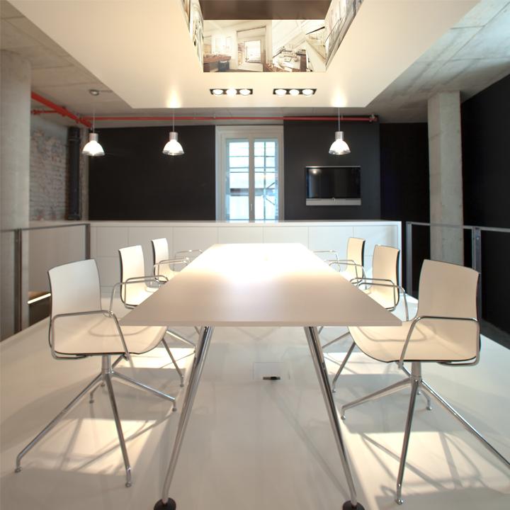 Meeting Room in der von von CSMM (vormals: Modal M) gestalteten Marketing-Lounge im Palais an der Oper