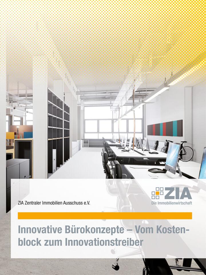 Broschüre Innovatibe Bürokonzepte vom Kostenblock zum Innovationstreiber