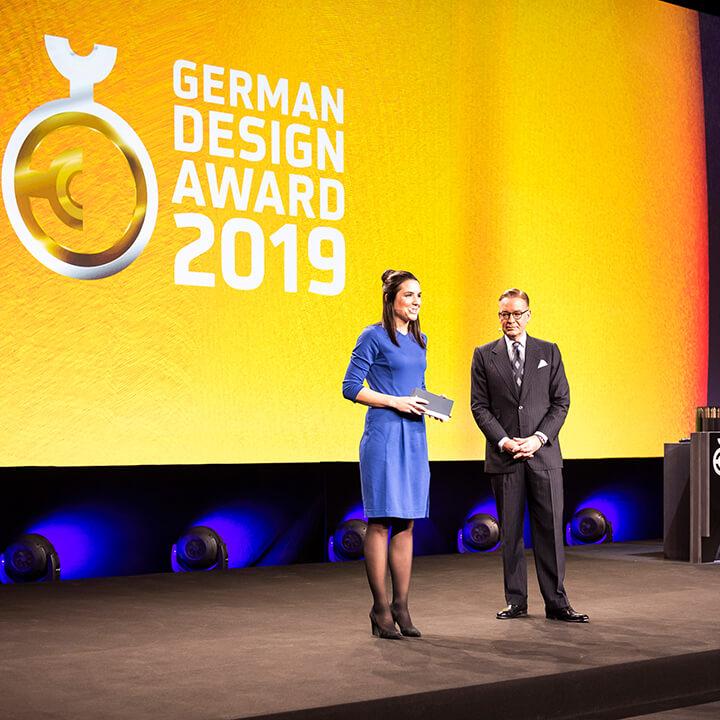 German-Design-Awards-Verleihung 2019 mit drei Auszeichnungen für CSMM – architecture matters – Foto-Quelle: Rat für Formgebung Manuel Debus