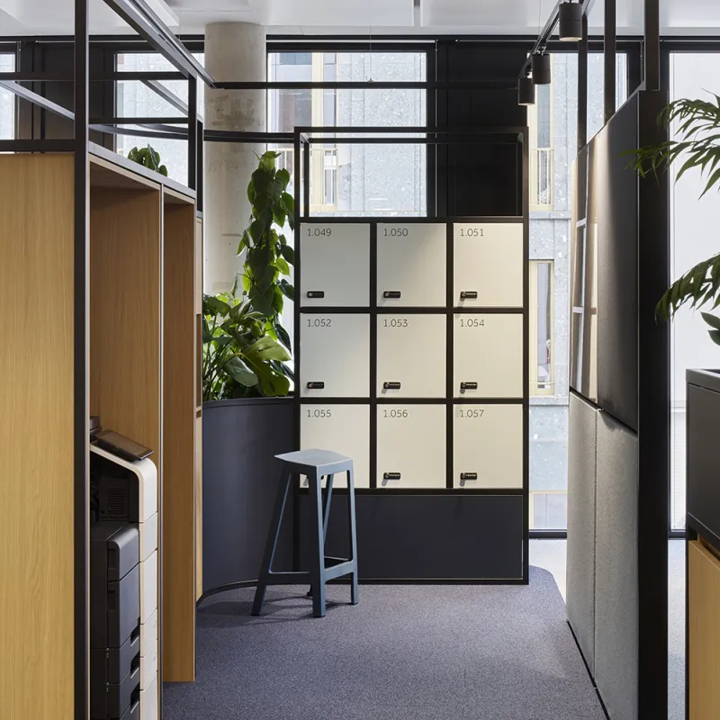 Interior Design Konzept für den Arbeistplatz der Zukunft
