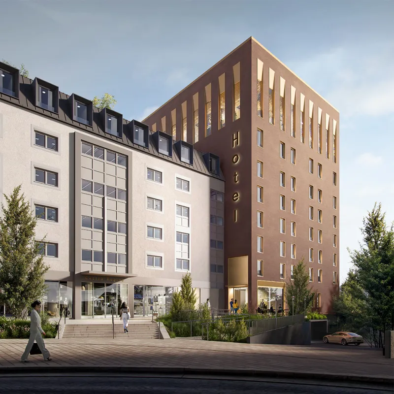 Piktogramm Aussenansicht Castra Regina