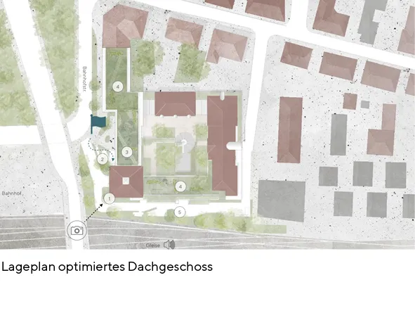 Lageplan Aussenansicht Castra Regina