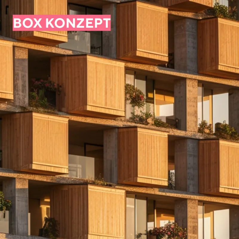 Collini Center Mannheim modernisiertes Hochhaus Gebäude mit viel Glasfläche und Holzboxen
