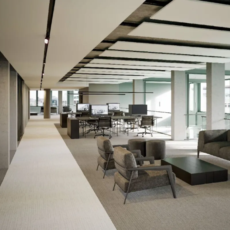 Innenraumansicht von einem Open Space Office