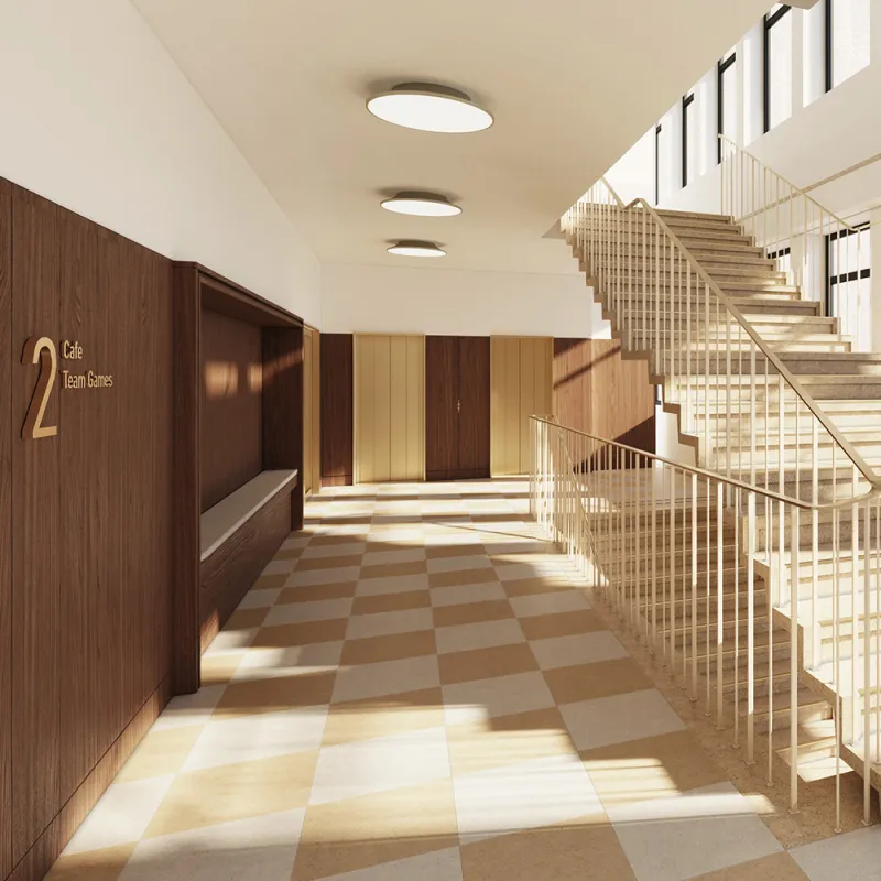 Quest_Hardenbergstr._Berlin_CSMM: Moderne Visualisierung Treppenaufgang