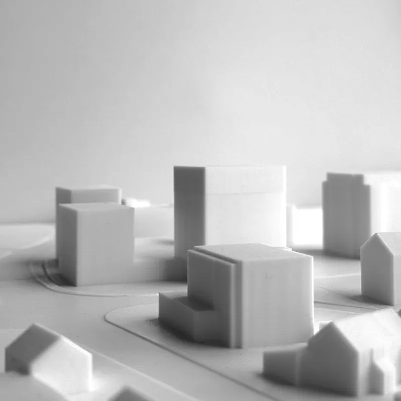 Otto München: Gebäudeensemble für Wohnung und Einkaufsmöglichkeiten