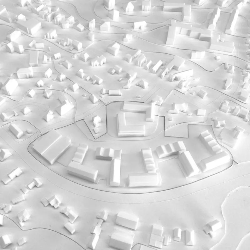 Barn to Community ist eine zukunftsweisende städtebauliche Entwicklung – Modell